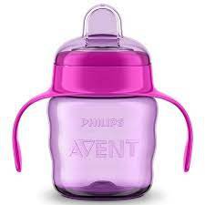 Чашка-поильник Avent, 200 мл, цвет розовый Чашки, 1 шт, 200 мл, цвет розовый