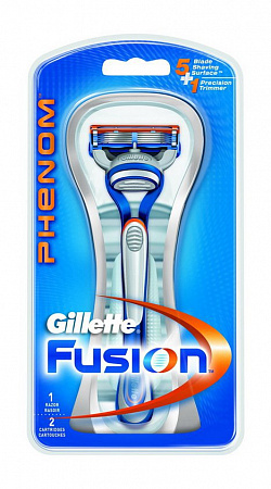 Жиллетт Фьюжн феном Станок бритвенный, Станок, 1 шт, для бритья, для волос, с 2 кассетами Станок, 1 шт, для бритья, для волос, с 2 кассетами