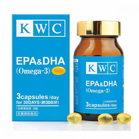 KWC EPA&DHA Омега-3, Капсулы, 90 шт, 690 мг Капсулы, 90 шт, 690 мг