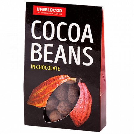 Юфилгуд Какао бобы в ремесленном шоколаде, Какао, 50 г Какао, 50 г